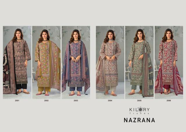 Kilory nazrana cotton dress materials wholesale online  - wholesale export